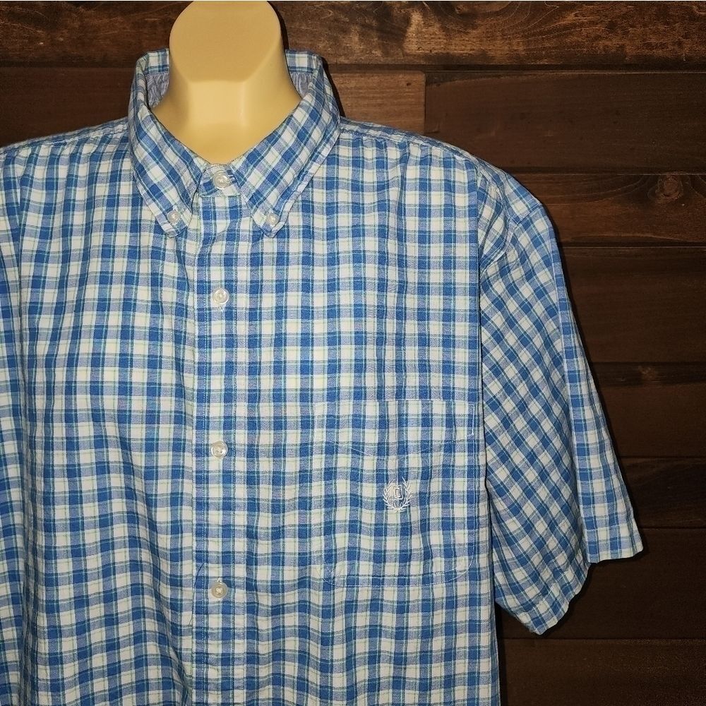 CHAPS pocket button-up T-shirt​ - Picture 2 of 10